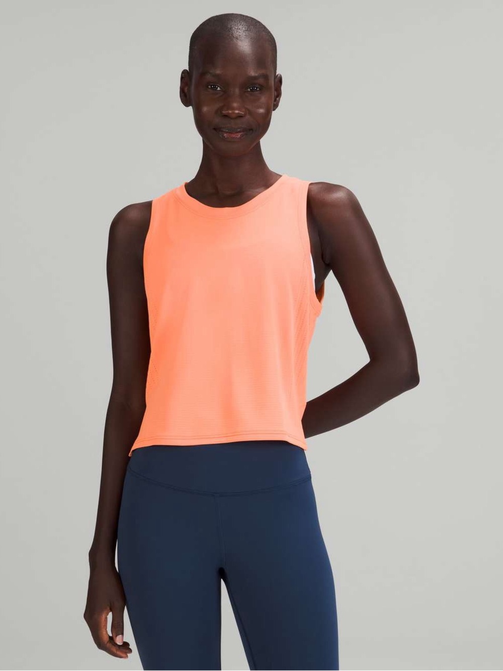 Lululemon Train to be Tank Orange Soda